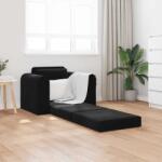 vidaXL Pat canapea Negru 98 x 71 x 83 cm Catifea GartenMobel Dekor (4106670) Canapea