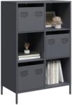 vidaXL Dulap înalt, antracit, 68x39x103, 5 cm, otel GartenMobel Dekor (851408) Comoda