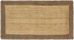 vidaXL Covor de zona din iuta handmade 60 x 110 cm, aspect natural, interior (42010658) Covor