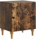 vidaXL Noptiera din lemn prelucrat, stejar fumuriu, 43x34, 5x50 cm (894115)