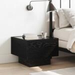 vidaXL Masa de cafea Stejar Negru 40 x 40 x 30 cm Lemn compozit GartenMobel Dekor (3394556)