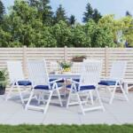 vidaXL Perne de scaun, 6 buc. , albastru, 40x40x7 cm, textil oxford GartenMobel Dekor (361482)