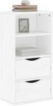 vidaXL Dulap lateral cu sertare ODDA alb 40x24x79 cm lemn masiv de pin GartenMobel Dekor (4103594) Comoda