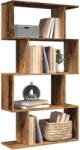 vidaXL Biblioteca/separator 4 niveluri lemn vechi 70x24x129cm lemn GartenMobel Dekor (858109) Biblioteca