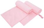 vidaXL Prosoape Sport 2 pcs Roz 200 x 100 cm Poliester si poliamida GartenMobel Dekor (42011491) Prosop