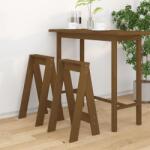vidaXL Scaune, 2 buc. , maro miere, 40x40x75 cm, lemn masiv de pin GartenMobel Dekor (823672)