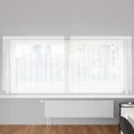 vidaXL Cortina din Dantela cu perdele Alb 160 x 300 cm Poliester GartenMobel Dekor (4107895)