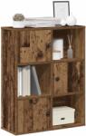 vidaXL Biblioteca, lemn vechi, 60x24x76, 5 cm, lemn prelucrat GartenMobel Dekor (860389) Biblioteca