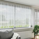 vidaXL Cortina din Dantela cu perdele Alb 160 x 750 cm Poliester GartenMobel Dekor (4107947)