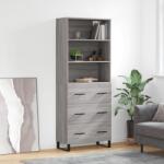 vidaXL Dulap înalt, gri sonoma, 69, 5x34x180 cm, lemn compozit GartenMobel Dekor (3189411) Comoda