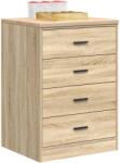 vidaXL Dulap depozitare garaj Stejar Sonoma 60x51x85 cm lemn masiv pin GartenMobel Dekor (860600) Comoda