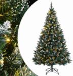 vidaXL Brad de Craciun artificial 150 LED-uri 120 cm GartenMobel Dekor (3315773)