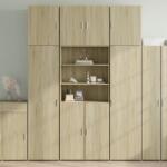 vidaXL Dulap înalt, stejar sonoma, 80x42, 5x249 cm, lemn prelucrat GartenMobel Dekor (3281359) Comoda