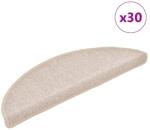 vidaXL Covorase scari, 30 buc. , 56x17x3 cm, semirotunde, gri taupe GartenMobel Dekor (3365739) Covor