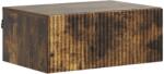 vidaXL Noptiera suspendata cu sertar, stejar fumuriu, 49 x 34, 5 x 20 cm (898455)