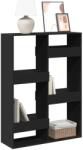 vidaXL Biblioteca, negru, 100x33x135 cm, lemn prelucrat GartenMobel Dekor (3309385) Biblioteca