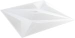 vidaXL Panouri de perete Stea 24 pcs Stea Alba 50 x 50 cm Spuma XPS GartenMobel Dekor (42046041)