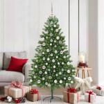vidaXL Brad de Craciun cu 300 LED cu suport Verde 180 cm PE GartenMobel Dekor (3396333)