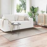 vidaXL Covor dreptunghiular crem 230x160 cm, antiderapant, model valuri (42022626) Covor