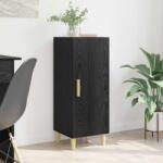 vidaXL Bufet Pe perete Stejar Negru 34, 5 x 34 x 90 cm Lemn compozit GartenMobel Dekor (880924) Comoda