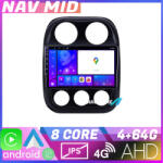 Edotec Navigatie Jeep Compass 2010-2016 Android 12, 4GB RAM, 64GB, CarPlay (NAV2-10-4+64|K-2500)