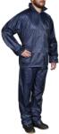 vidaXL Costum de ploaie, 2 piese, albastru bleumarin, cu gluga, L GartenMobel Dekor (130186)