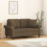 vidaXL Perne decorative, 2 buc. , maro, 40x40 cm, material textil GartenMobel Dekor (349474)