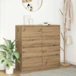 vidaXL Bufeta Stejar Artisan 100x35x99 cm Lemn prelucrat GartenMobel Dekor (3328497) Comoda