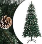 vidaXL Brad de Craciun artificial cu suport, verde, 120 cm, PVC GartenMobel Dekor (345173)