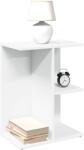 vidaXL Noptiera, alb, 46, 5x29x61 cm, lemn compozit GartenMobel Dekor (858650)