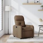 vidaXL Fotoliu rabatabil, maro, material textil GartenMobel Dekor (374201)