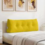 vidaXL Perna pentru spate Galben 120 x 24 x 50 cm Catifea GartenMobel Dekor (42014494)