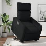 vidaXL Fotoliu rabatabil electric cu ridicare, negru, piele ecologica GartenMobel Dekor (3206763)