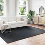 vidaXL Covor din Blana Faux de Iepure Olite Negru 200 x 280 cm GartenMobel Dekor (42021727) Covor