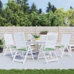 vidaXL Perne de scaun, model frunze, 6 buc. , 40x40x4 cm, textil GartenMobel Dekor (361025)