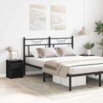 vidaXL Set 2 noptiere cu sertar, stejar negru, 30 x 30 x 40 cm, pentru dormitor (861989)