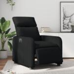 vidaXL Fotoliu rabatabil electric, negru, piele ecologica GartenMobel Dekor (3206735)