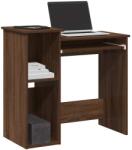 vidaXL Birou cu rafturi, stejar maro, 84x40x78 cm, lemn compozit GartenMobel Dekor (860451)