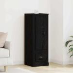 vidaXL Bufet cu sertar Stejar Negru 36 x 35.5 x 103.5 cm Lemn compozit GartenMobel Dekor (862819) Comoda