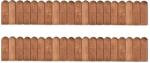 vidaXL Role de bordura, 2 buc. , 120 cm, lemn de pin tratat GartenMobel Dekor (3053644)