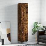 vidaXL Dulap înalt, stejar fumuriu, 34, 5x34x180 cm, lemn prelucrat GartenMobel Dekor (3200110) Comoda