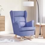 vidaXL Scaun balansoar, jeans albastru, 74x90x102 cm, material textil GartenMobel Dekor (4016930)