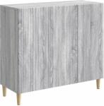 vidaXL Bufet Sonoma gri 89 x 34, 5 x 80 cm Lemn prelucrat GartenMobel Dekor (894651) Comoda