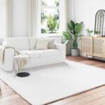vidaXL Covor din Blana Faux de Iepure Olite Alb 240 x 240 cm Poliester GartenMobel Dekor (42021622) Covor