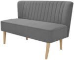 vidaXL Canapea din material textil 117 x 55, 5 x 77 cm, gri deschis GartenMobel Dekor (244070) Canapea