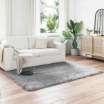 vidaXL Covor din Lana Faux Tafalla Gri 120 x 170 cm Poliester GartenMobel Dekor (42021526) Covor