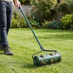 vidaXL Rola de gazon trasa cu cleme pentru aerator Verde 128 x 38 cm GartenMobel Dekor (42032345) Compostator