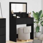 vidaXL Mese de toaleta pentru dormitor Negru 80 x 39, 6 x 135 cm GartenMobel Dekor (888978)