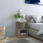 vidaXL Noptiere, 2 buc. , stejar sonoma, 35x35x55 cm, PAL GartenMobel Dekor (806353)