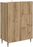 vidaXL Bufet Stejar Artizanal 66 x 34, 5 x 91, 5 cm Lemn prelucrat GartenMobel Dekor (894404) Comoda